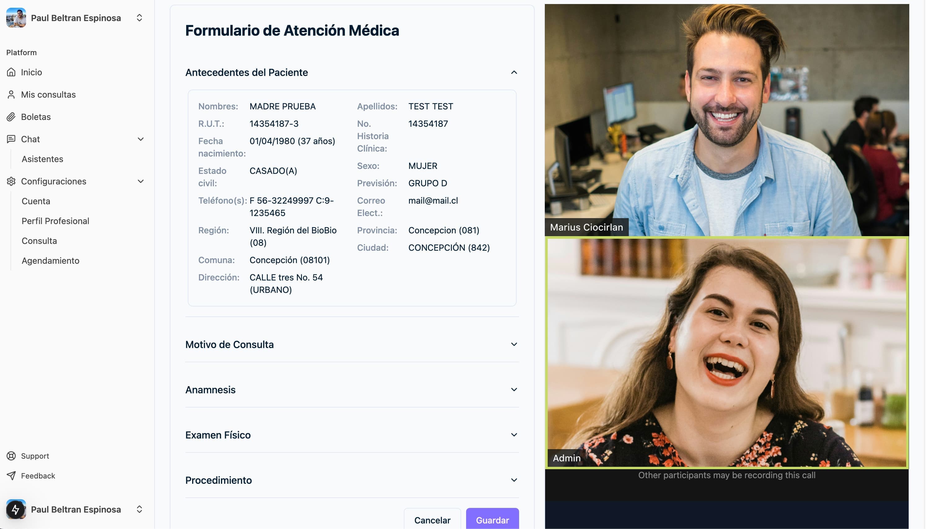 Ficha Clínica Electrónica